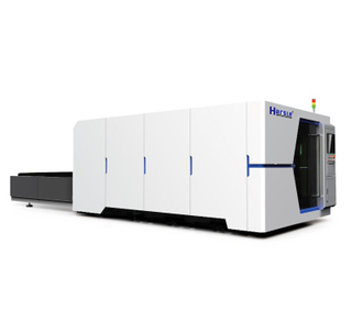 Closed Type CNC Fiber Laser Cutting Machine with Exchange Table
