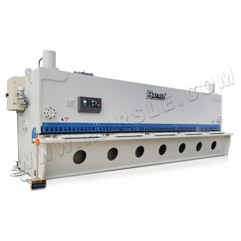 QC11K-8X6000 hydraulic guillotine shearing machine, 6mt metal sheet cutting machine with E21S