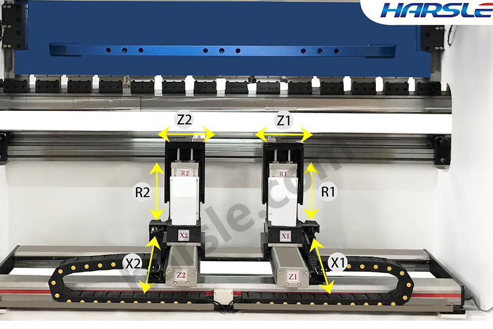 6 Axis Cnc Presske Machine Backgauge X1x2r1r2z1z2 Bending Machine Axis 6 Axis Cnc Presske Machine Backgauge X1x2r1r2z1z2 Bending Machine Axis