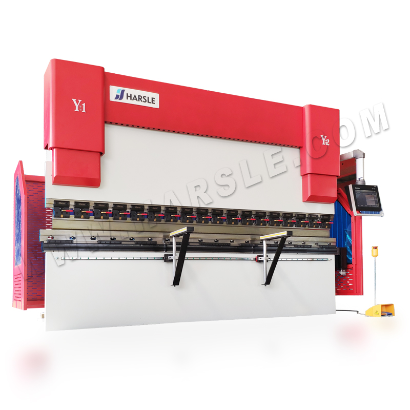 Hydraulic press brake machine with DA58T, WE67K100T/2500 sheet metal